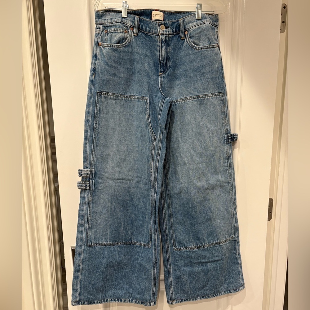 Alice and Olivia Trish Low rise Carpenter Jean - Picture 2 of 10